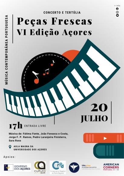 Concerto e Tertúlia Peças Frescas - 4ª Edição